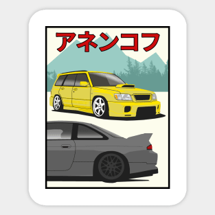 Forester vs Silvia Sticker